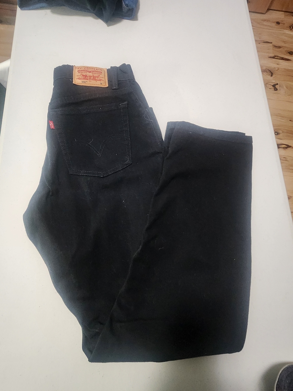 Levi's Black Straight Leg Jeans for Women